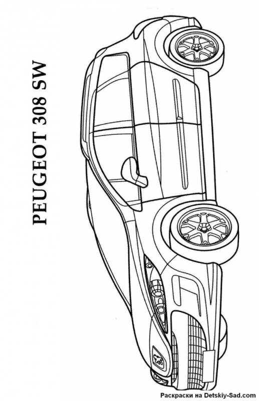 Раскраска Форд Мондео Форд Мондео