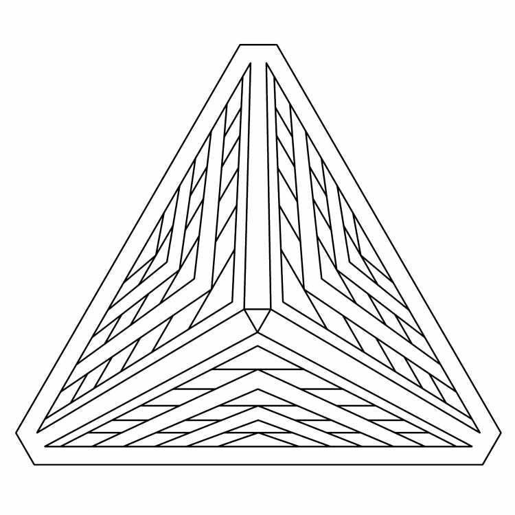 Треугольник раскраска