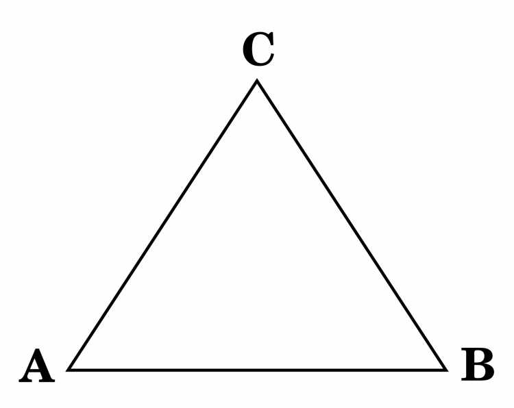 Треугольная рамка
