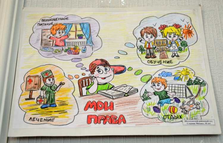 Малюнок на тему права дитини