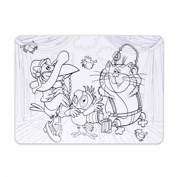 Коврик раскраска для детей