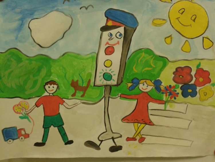 Безопасная дорога глазами детей