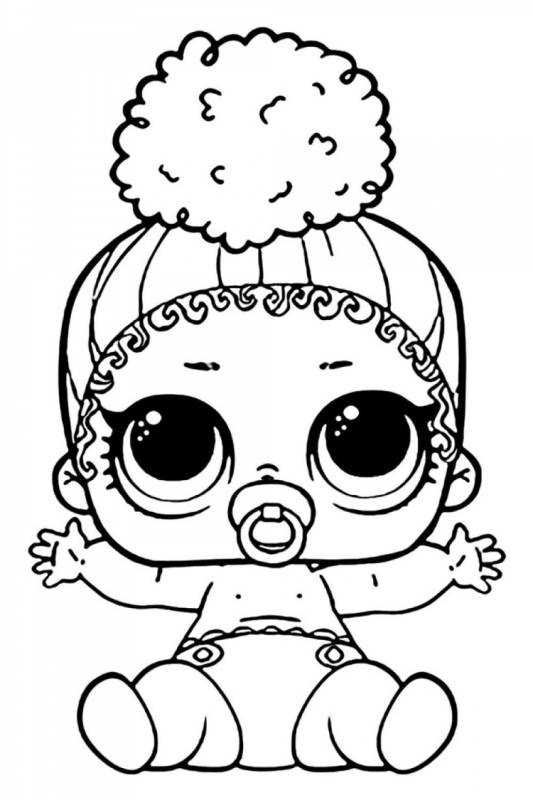 Куклы ЛОЛ раскраска Center Stage