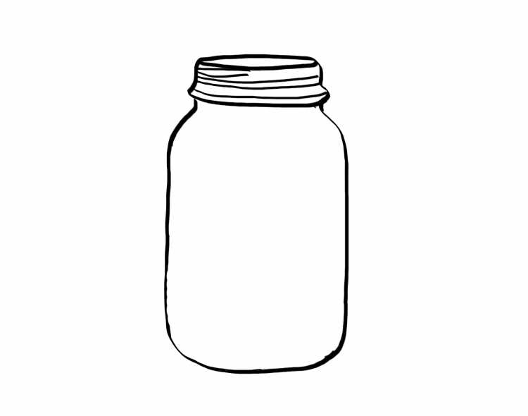 Банка раскраска для детей