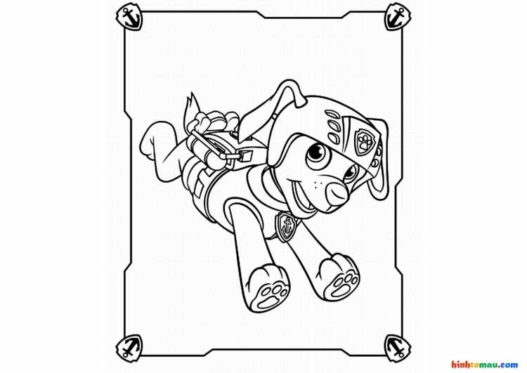 Раскраска Щенячий патруль трекер