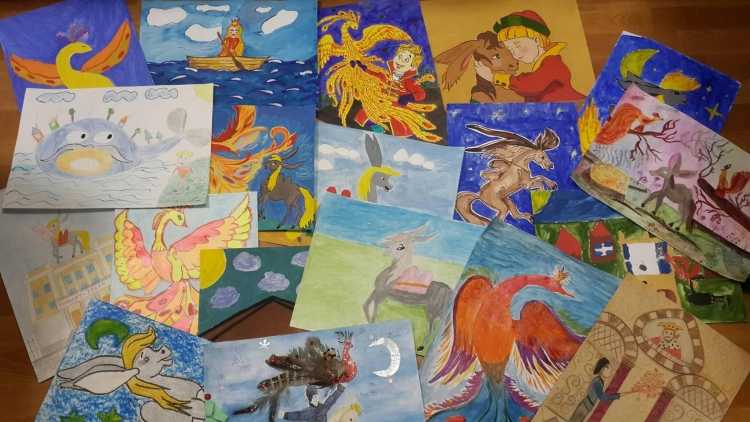 Рисунок на конкурс конек горбунок