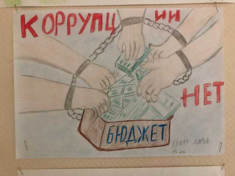 Рисунок на тему противодействие коррупции