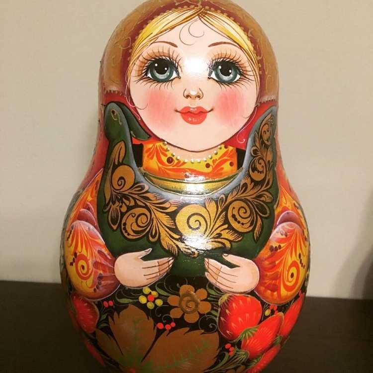 Матрешки для раскрашивания детям