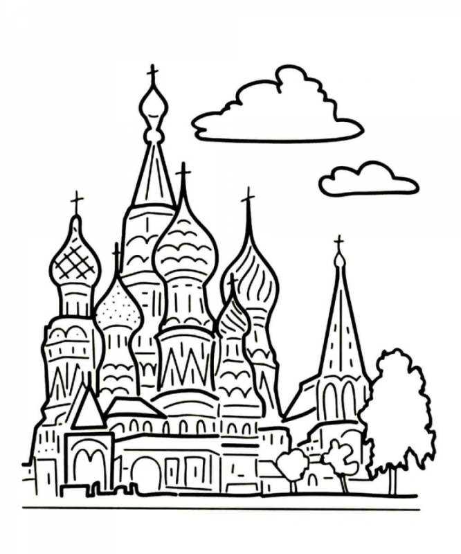 Рисунок ко Дню единства карандашом