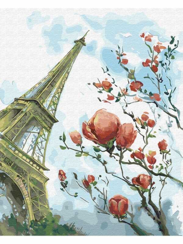 Алмазная мозаика Цветущий Париж