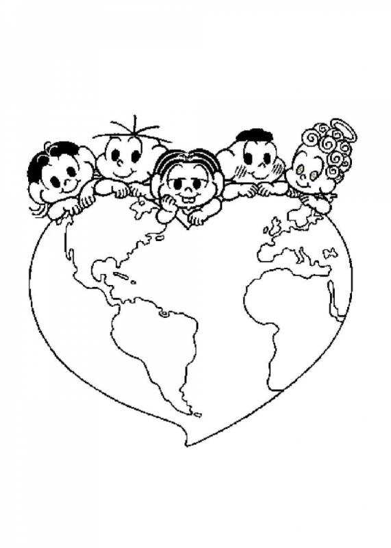 Раскраска мир