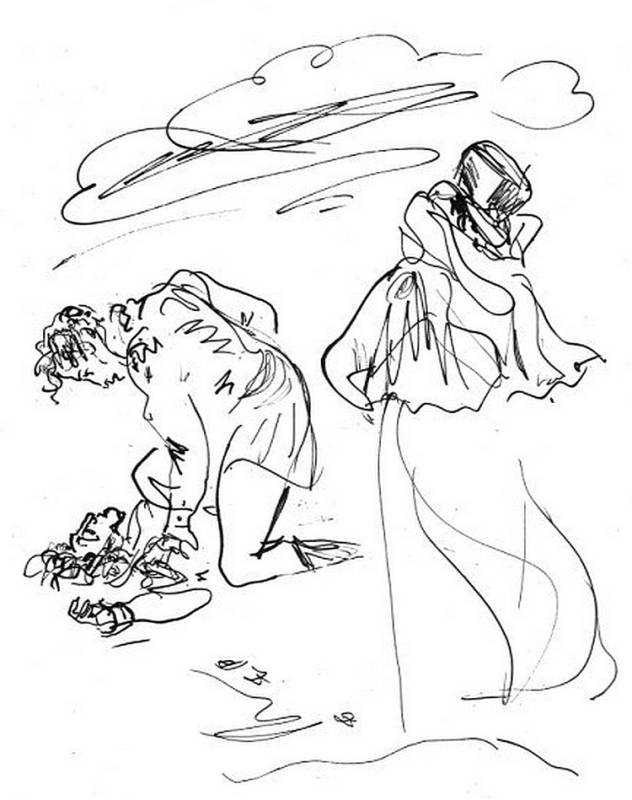 Иллюстрации Пушкина к своим произведениям