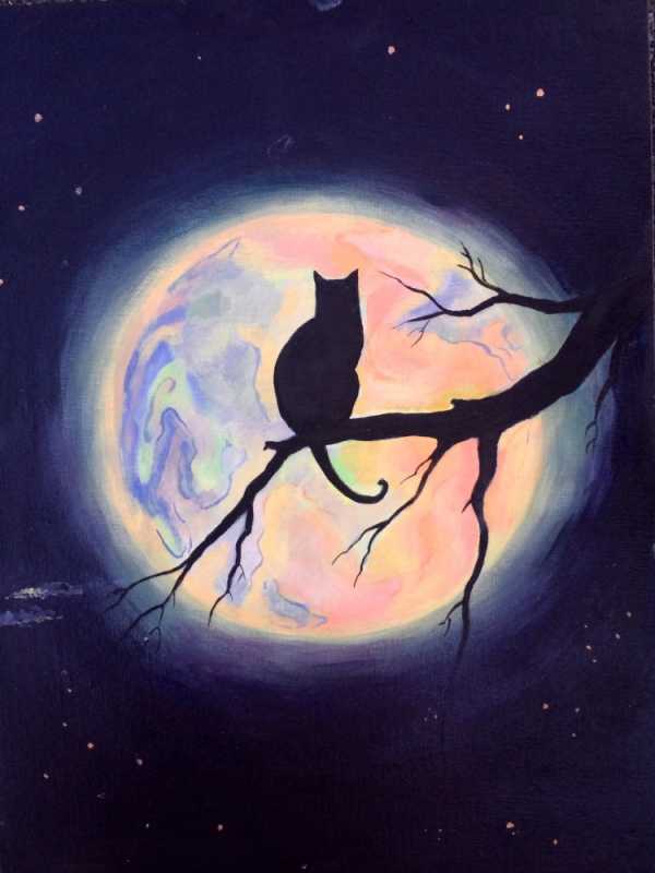 Рисунки гуашью легкие