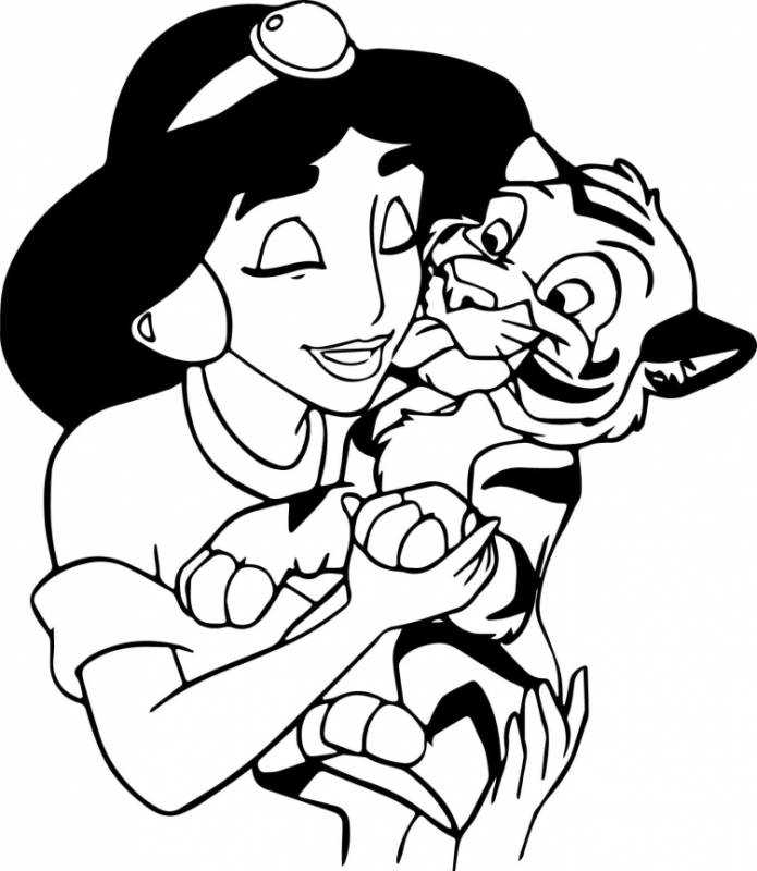 Раскраска принцесса Шахерезада