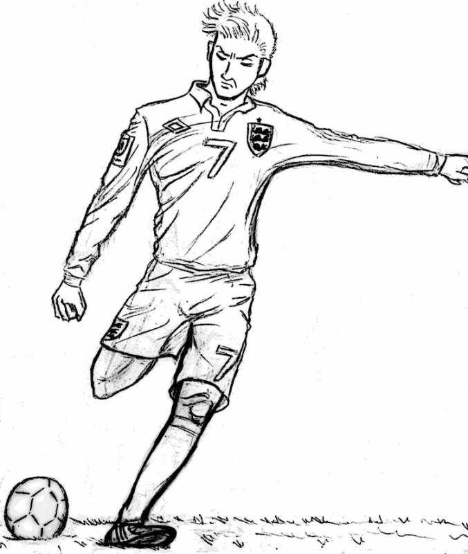 Раскраска Кристиано Роналдо