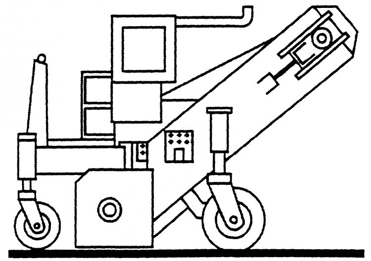 Перегружатель асфальтобетонной смеси схема
