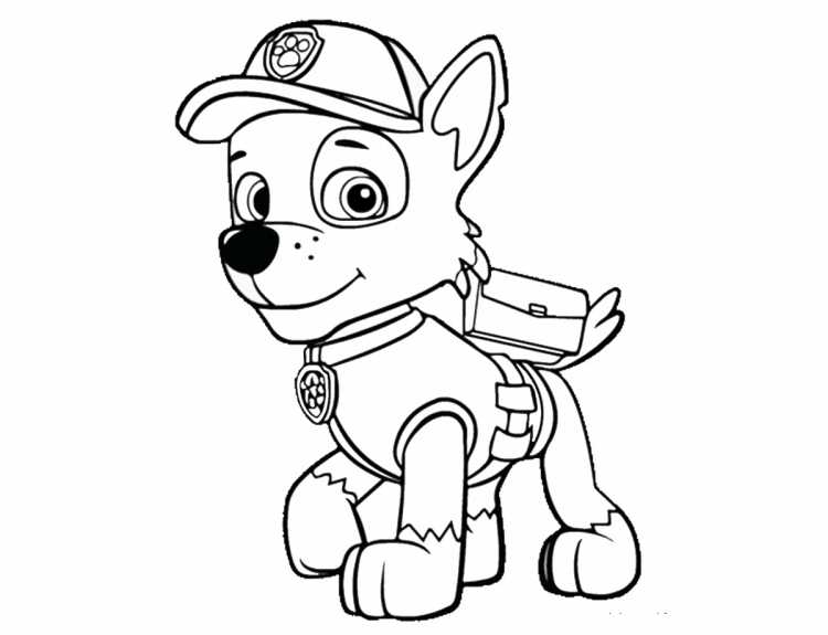 Рокки нарисовать Щенячий патруль