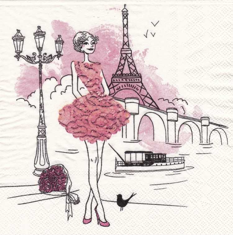 Париж иллюстрации