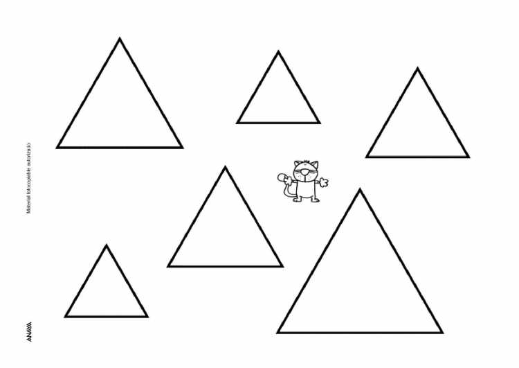 Треугольник раскраска для детей