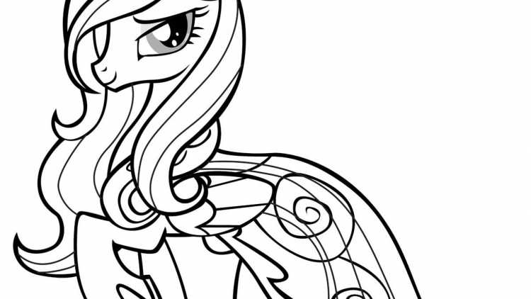 Раскраски для детейпринцеса Каденс