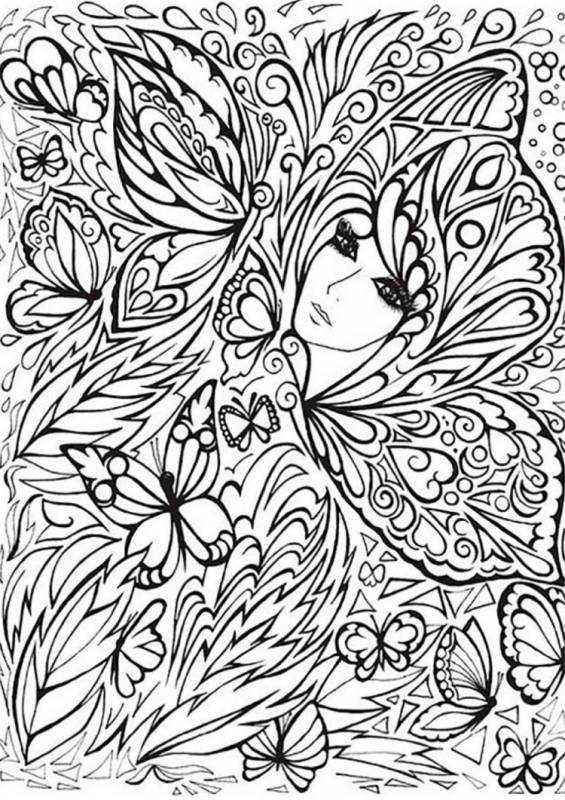 Раскраска антистресс тигр