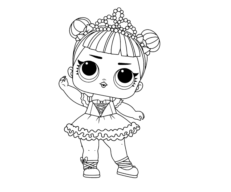 Раскраска ЛОЛ сюрпрайз