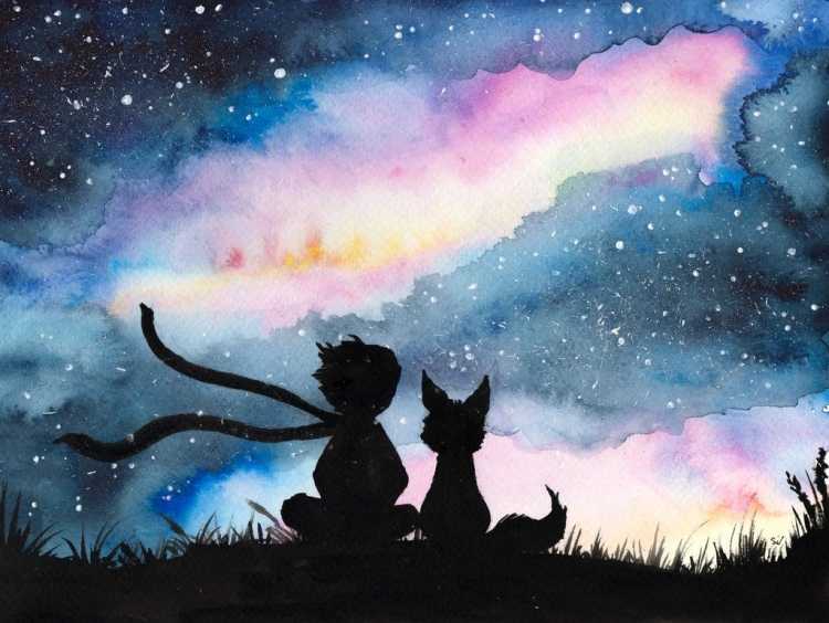 Маленький принц и Лис космос