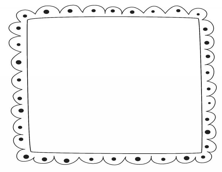 Рамка для раскрашивания