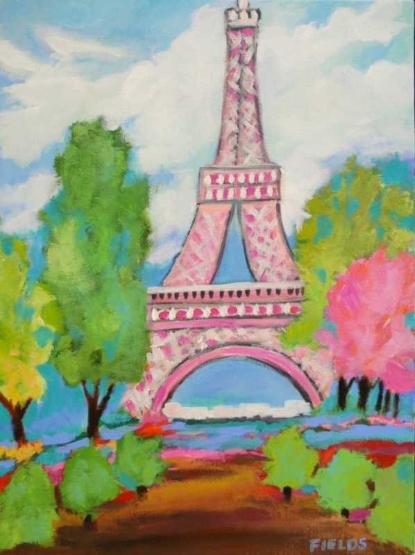 Детские рисунки на тему Франция