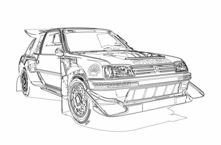 Пежо 307 вектор