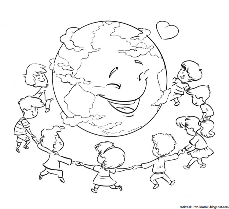 Раскраска день народного единства для детей