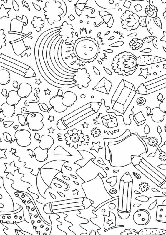 Модные раскраски