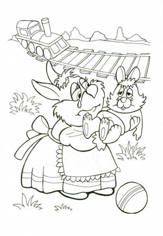 Три поросенка раскраска