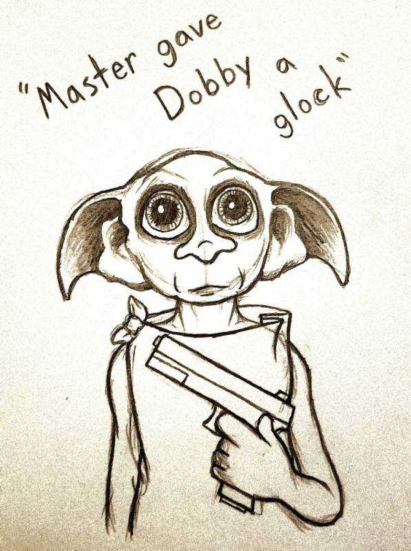 Рисунки контур Добби