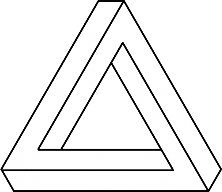 Треугольник раскраска