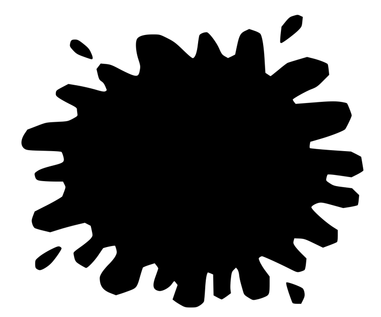 Круглая Клякса вектор