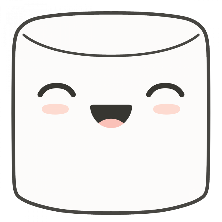 Наклейки маршмеллоу