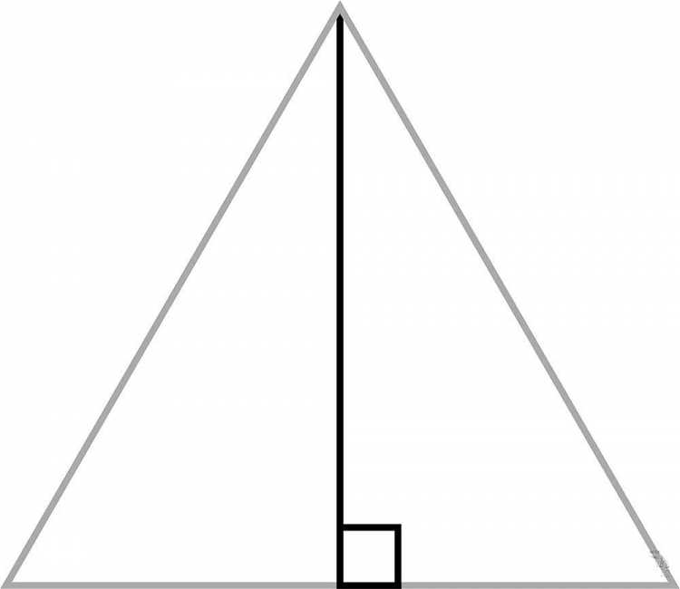 Треугольник из треугольников