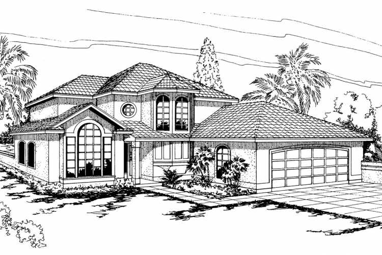 Раскраска большой дом