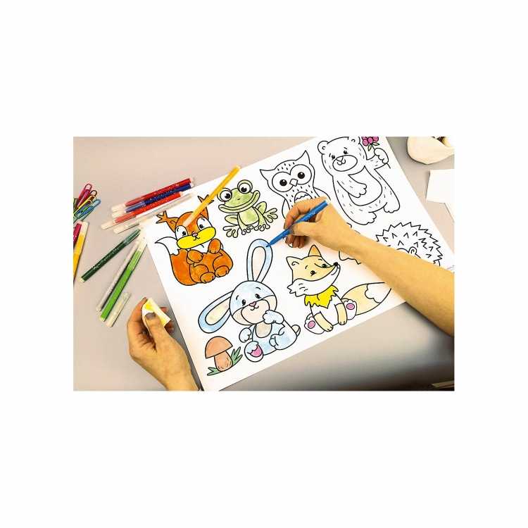 12041яиг коврик-раскраска маленький "малыш и Карлсон" 48х33,5 см