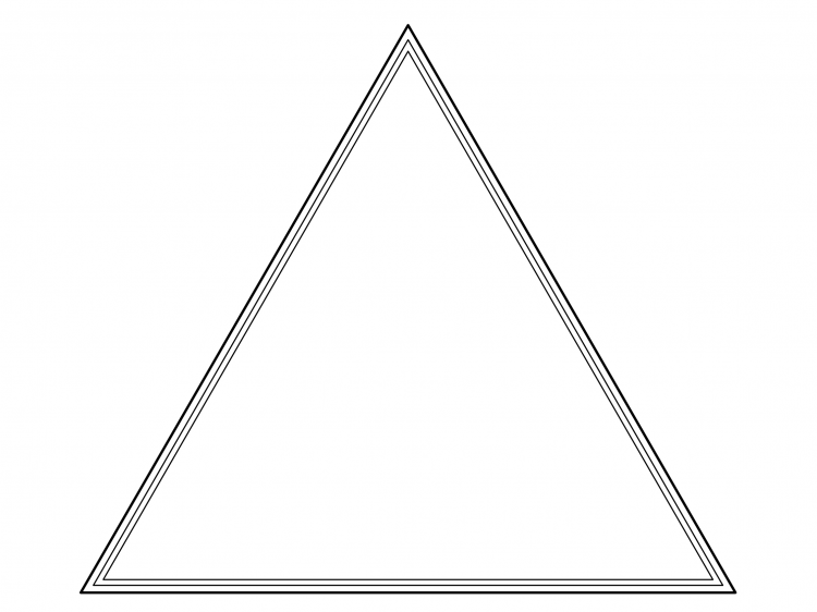 Равносторонний треугольник для детей