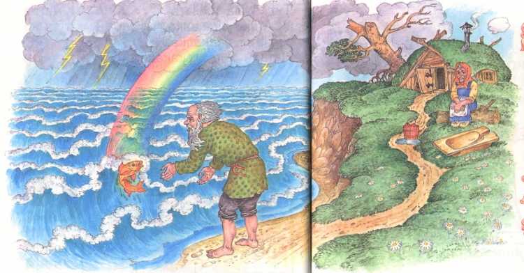 Билибин Золотая рыбка