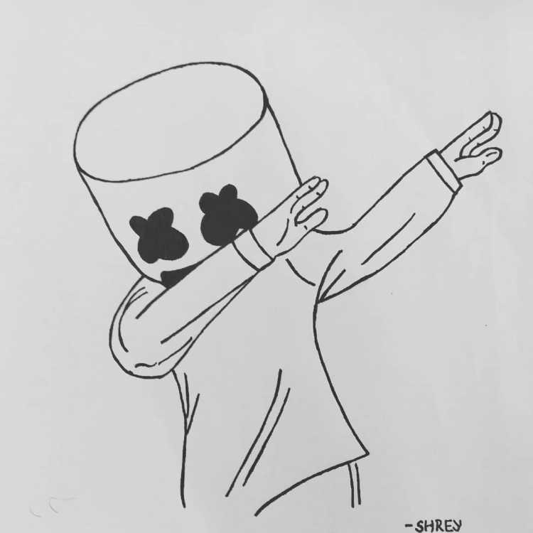 Deadmau5 x Marshmello Art