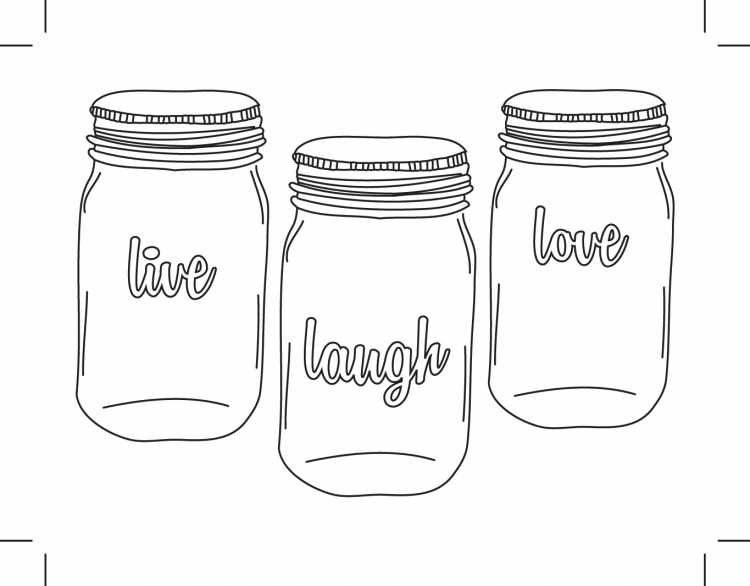 Раскраски для девочек баночки