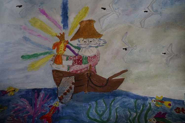 Раскраска рыбка