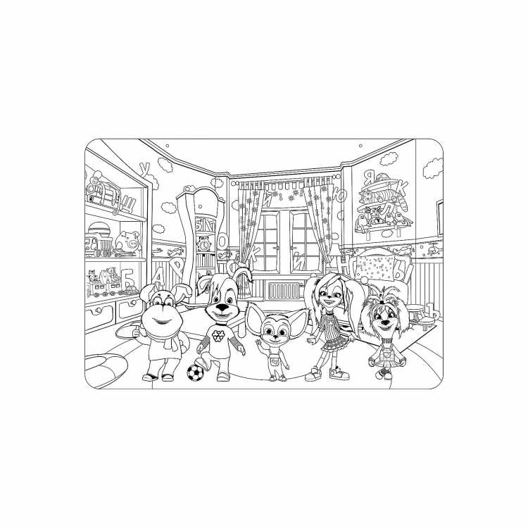 Карла Жерар раскраски