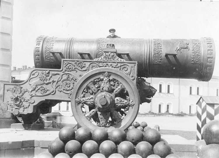 Рисование царь пушка