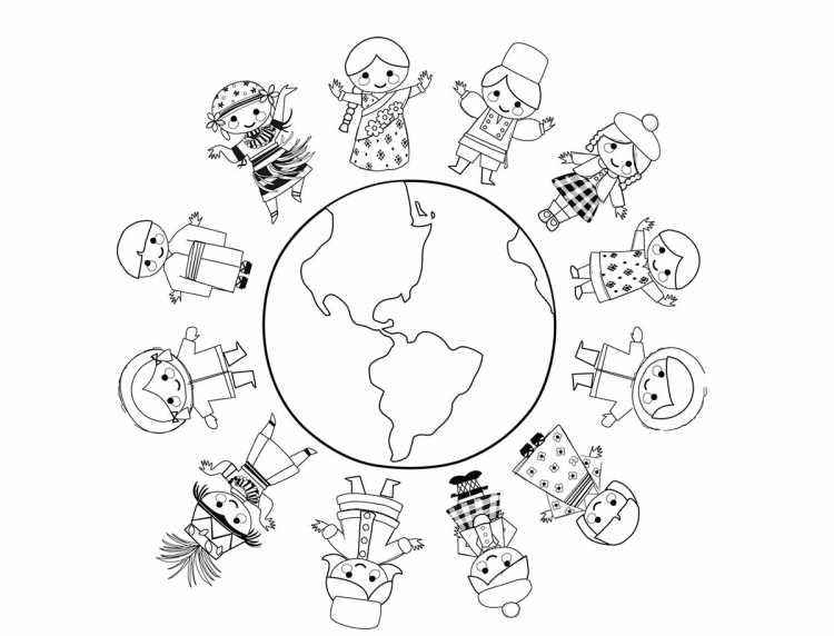 Раскраски Кол Дню Толеран