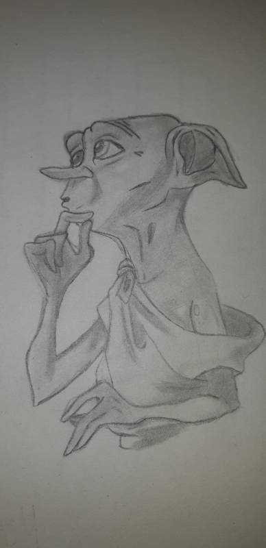 Добби рисунок легкий