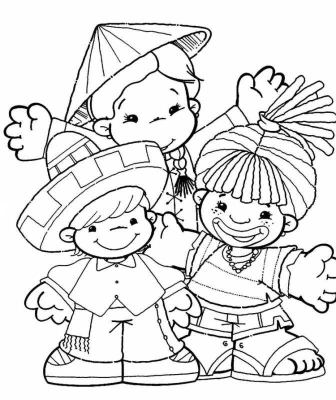 Флаг России раскраска